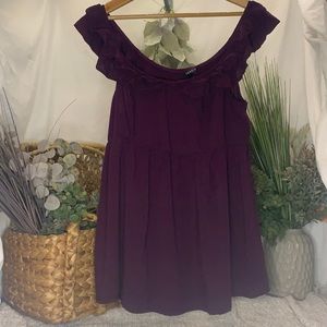 Torrid Stretch Babydoll Tank Size 2